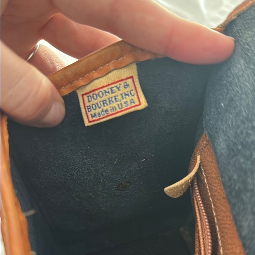 Dooney & Bourke Black and Brown Satchel - Picture 9 of 11